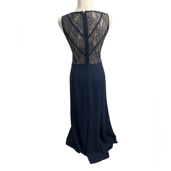 {BCBG Paris} Ariel Navy Laced Maxi Dress - Picture 2 of 4